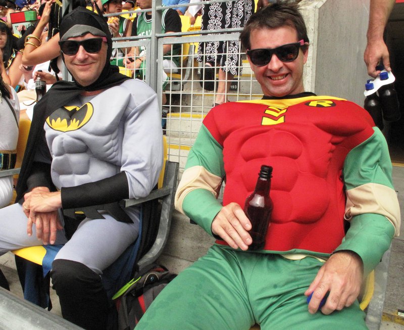 What Batman and Robin really get up to on their day off....