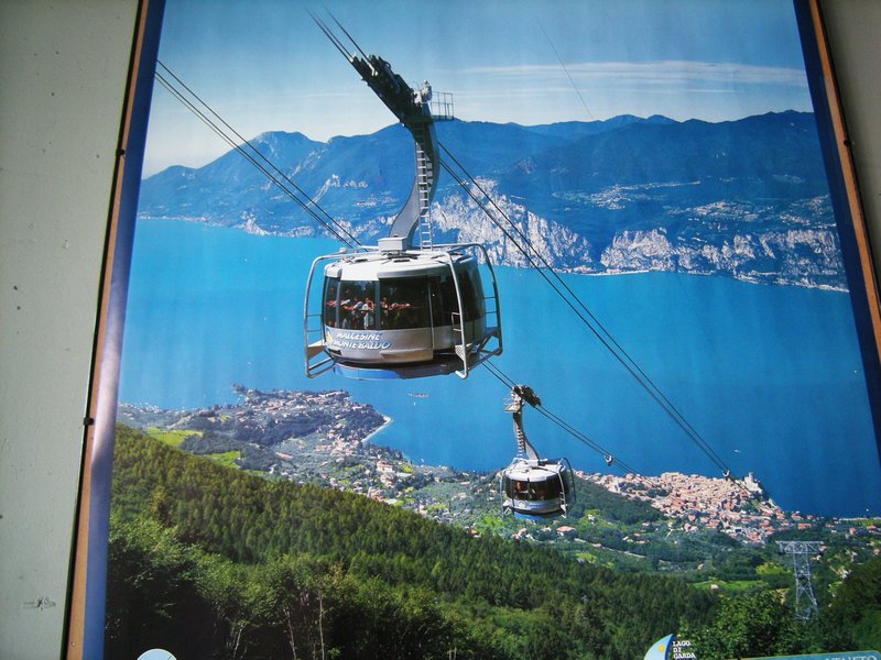 Poster: Cable car Malcesine