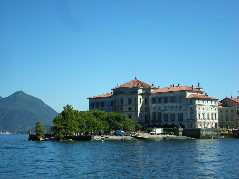 Grand Baroque palace on Isola Bella, lake Maggiore
