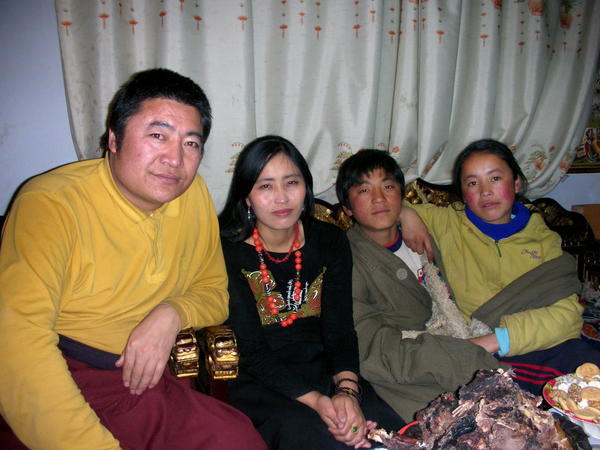 Lama Yonten's Family