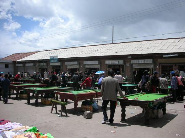 Pool Hall in the Open Air