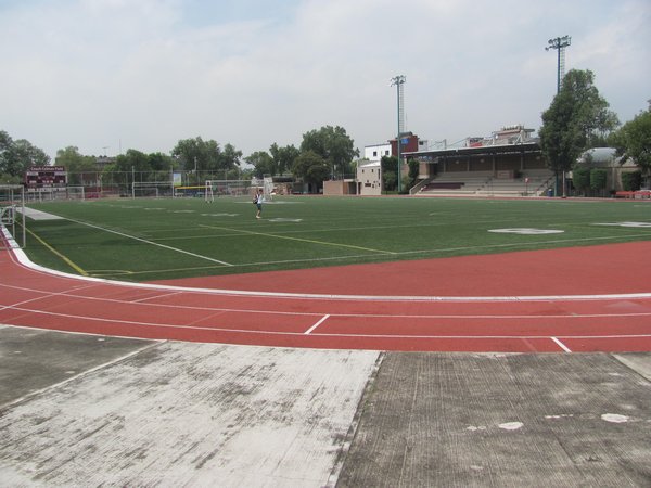 Soccer and track field