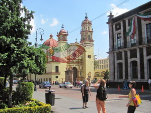 The zocalo in Toluca
