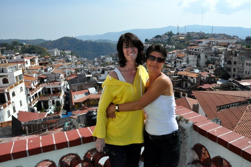 Taxco in the background