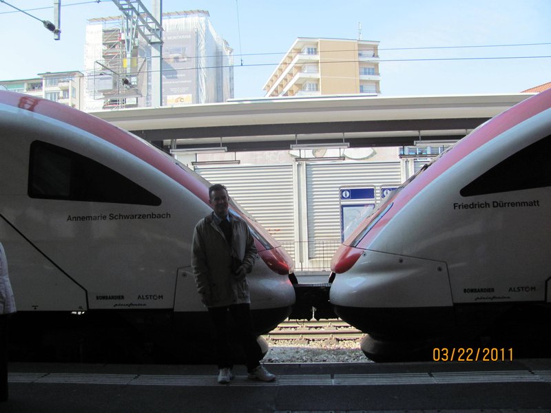 The train at Lugano