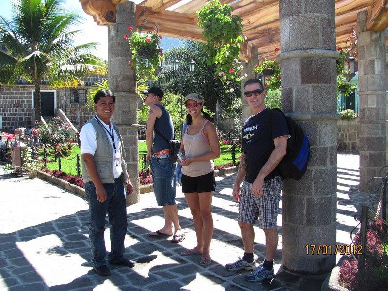 Our Knowledgeable Guide and his tour group
