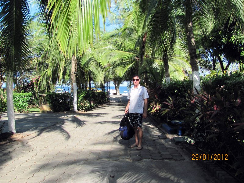 Entrance to Hotel in Playa Tamarindo