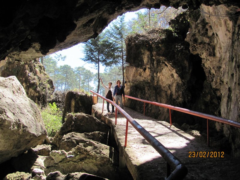 Pathway in the Grutas