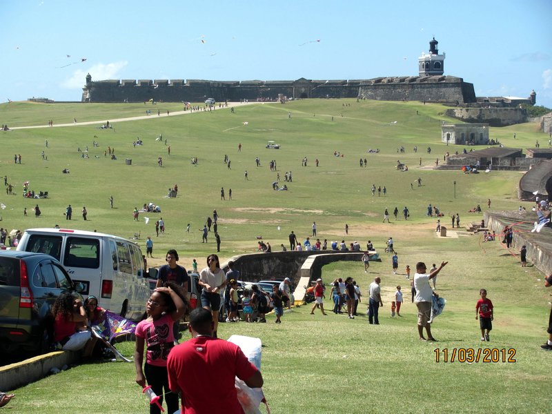 Castillo del Morro and grassed area infront