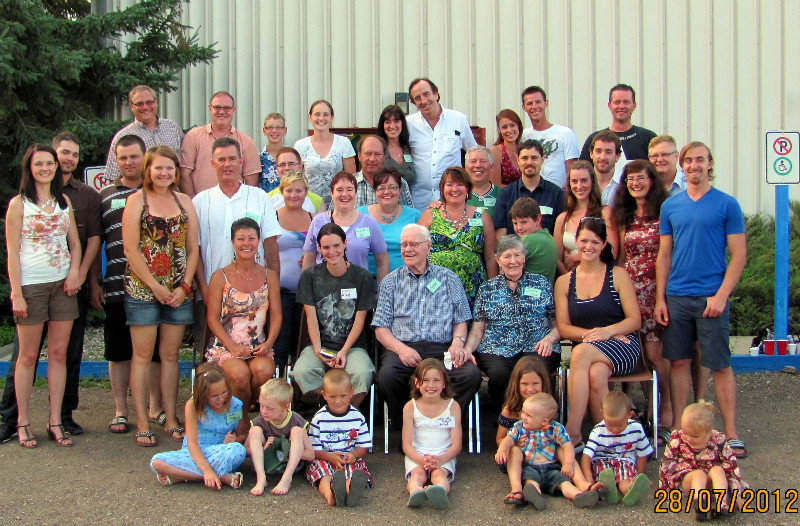 Alfred Blanchette Family 2012