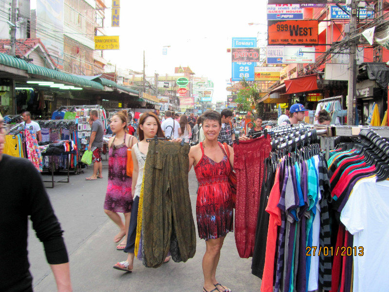Shopping on Khao San Road