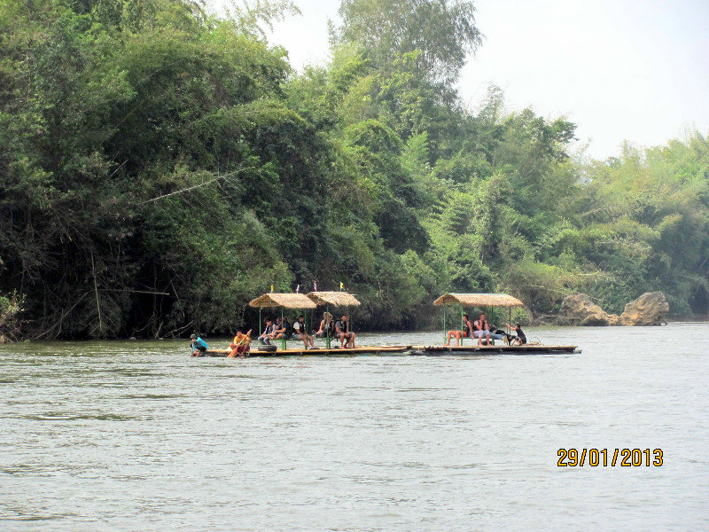 Rafting on the Kwai River