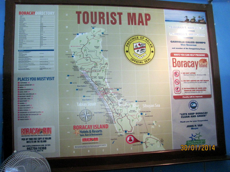 Map of Boracay