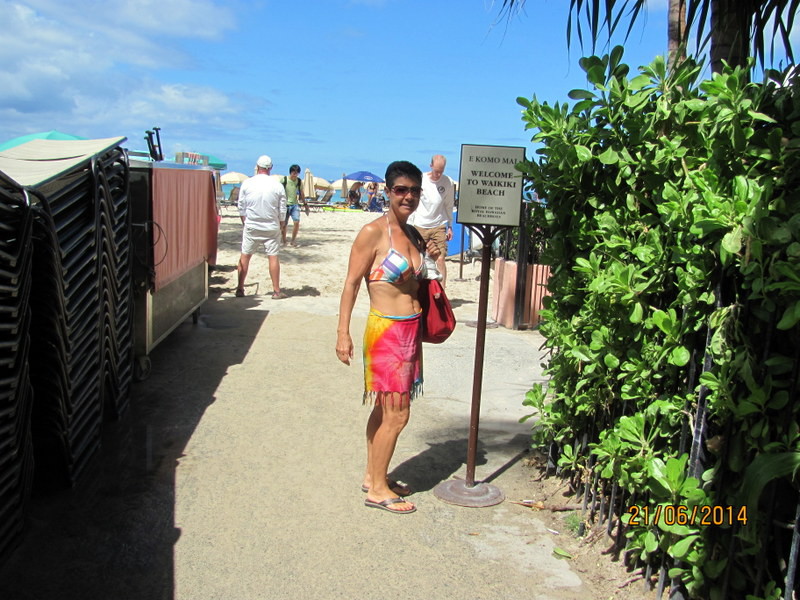Entrance to Waikiki Beach