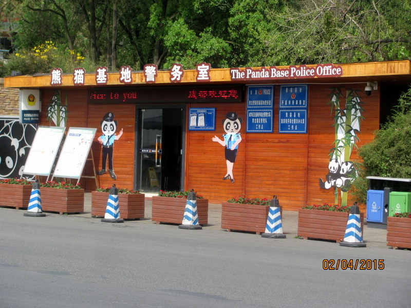 Panda Base Police Office outside the Preserve