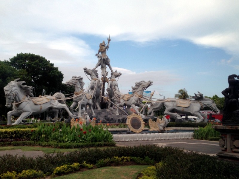 Mahabharata Statue at Denpasar, Bali