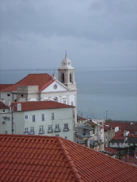 Church in the historical part of Lisbon