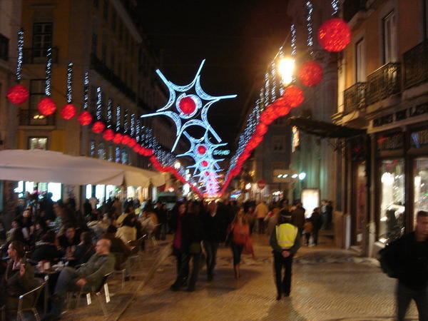 The bright lights of Lisbon
