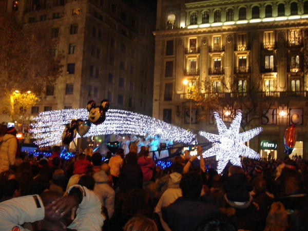 Christmas Parade in Barcelona