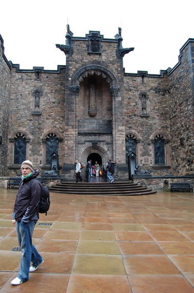 A cold day at Edinburgh Castle