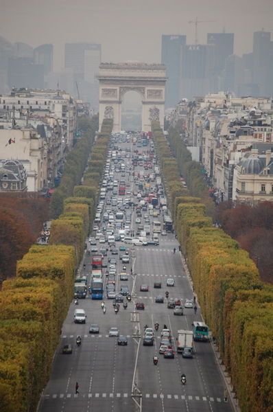 Champs Elysee & Arc de Triomphe