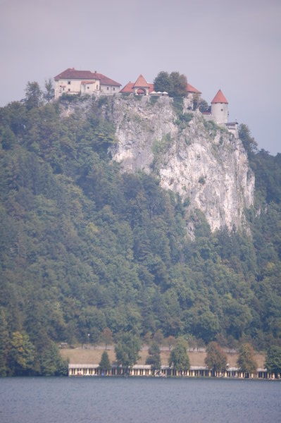 Castle overlooking the lake