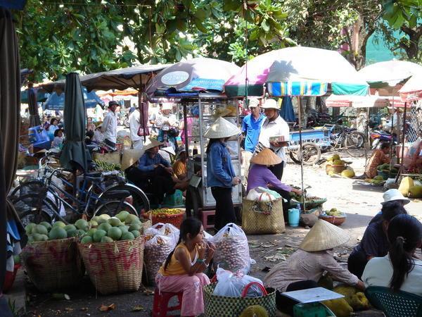 Fruit market Mekong style