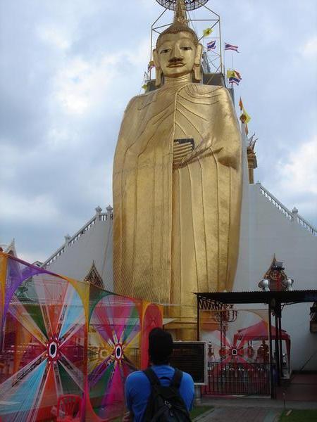 Massive standing buddha
