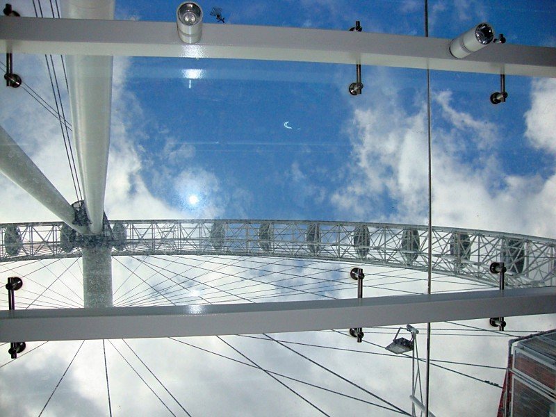 The London Eye from Below