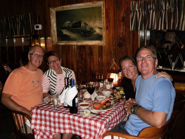 Souper au Lobster House - Cap May avec Caroline et Paul