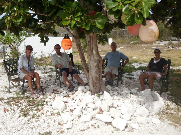 La gang sous les boules de Noel Bahamienne