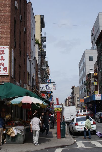 Une rue du Chinatown de NY