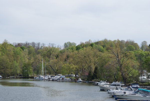 La marina Hop O Nose à Catskill où Miralo est entreposé jusq'au 26 mai prochain