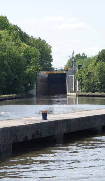 Une écluse du "Waterford Flight of Locks" sur le Canal Érié
