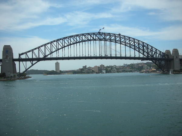 The harbour bridge i Sydney