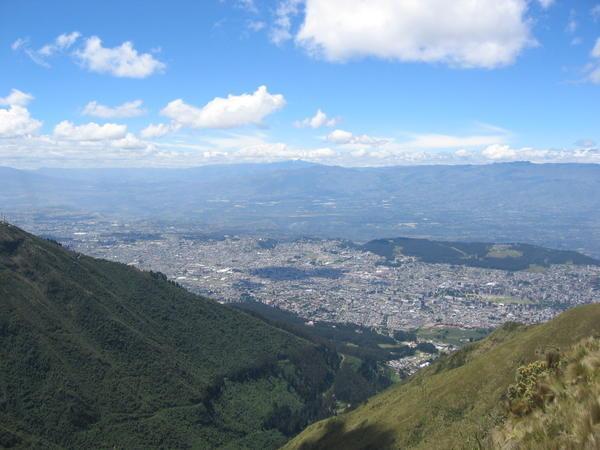 Quito from the volcano