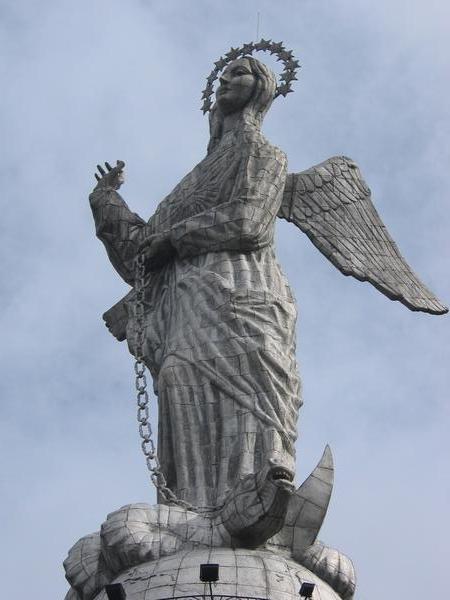 Virgin of Quito close up