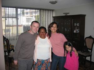 With Mercy, Susana and Dani before I left Quito