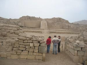 Inca pyramid at Pachacamac