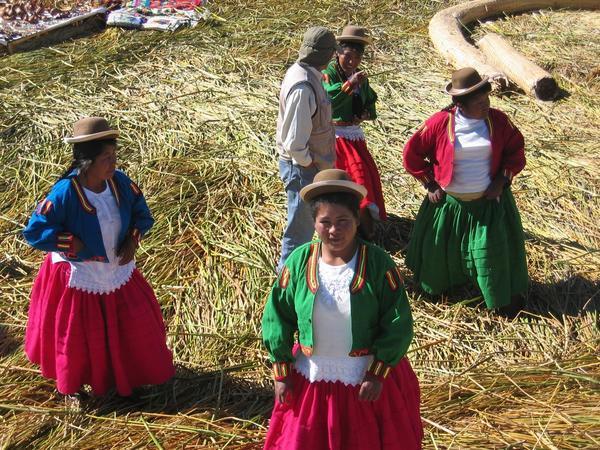 We received a warm welcome on the Uros Islands
