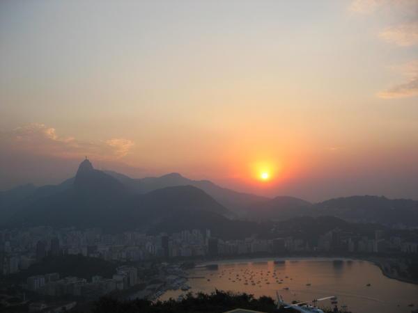 View from Sugarloaf at sunset