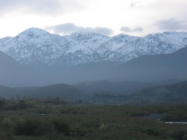 Kaikoura mountain range
