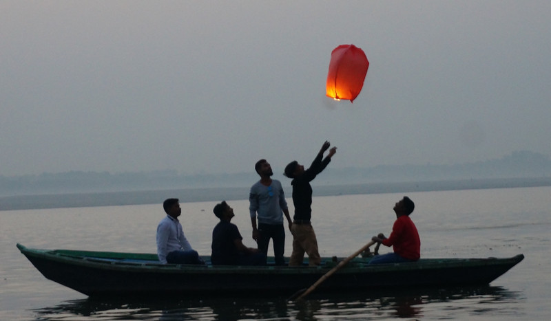River Ganges floating lantern
