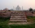 View of Taj foundations of Black Taj