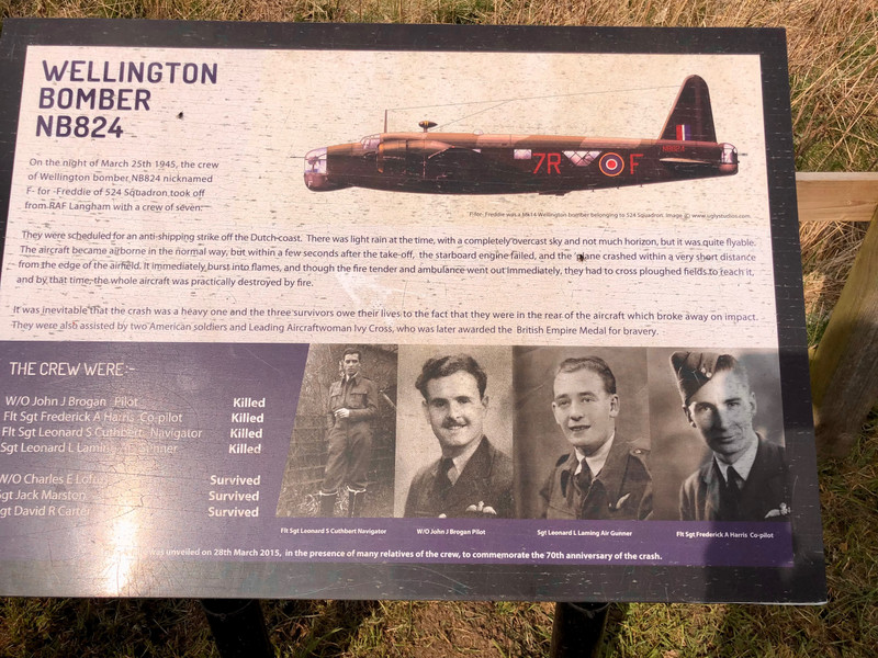 Memorial Langham - Wellington Bomber