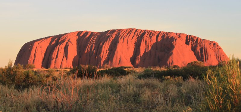 Sunset Over Uluru