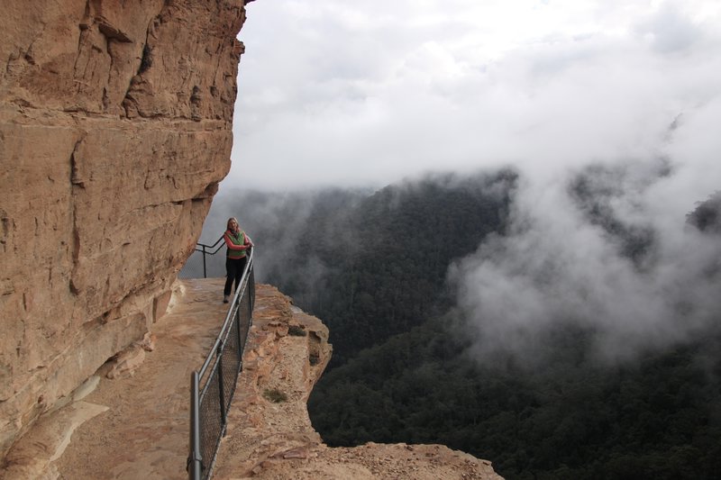 Wentworth Falls Track - yes its me...