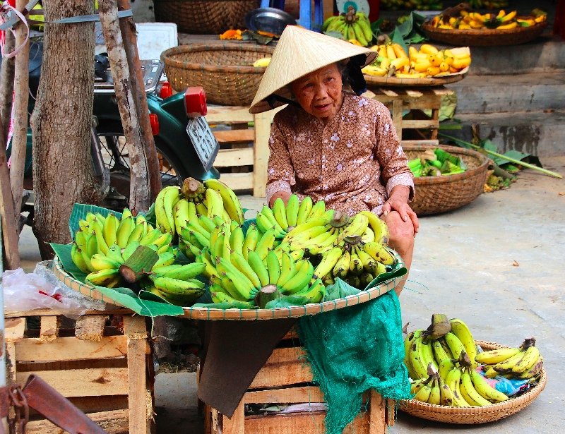 Hoi An Market - bananas