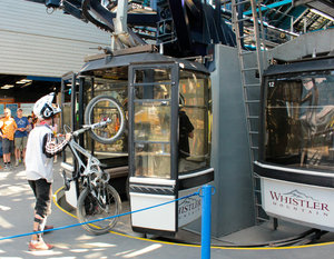 Whistler Village Gondola - Bike Lift!