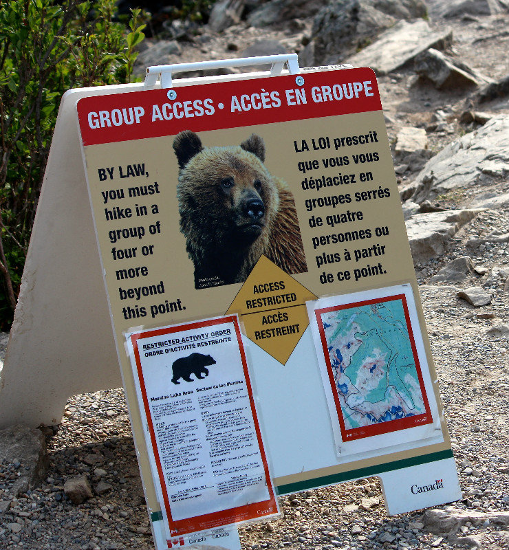 Grizzly Bear Warning